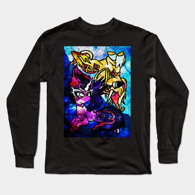 From Midnight to Daydreams Long Sleeve T-Shirt by ScribbleSketchScoo